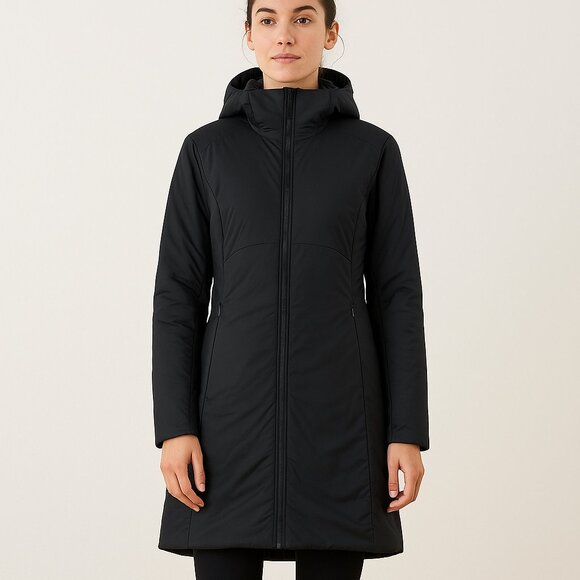 Arc’teryx Atom Long Coat Black  Coreloft Insulated, Hooded, Knee-Length 2012 S - Picture 1 of 16